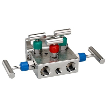 Noshok 5530-FFS - Natural Gas 5 Valve Stainless Steel Mani