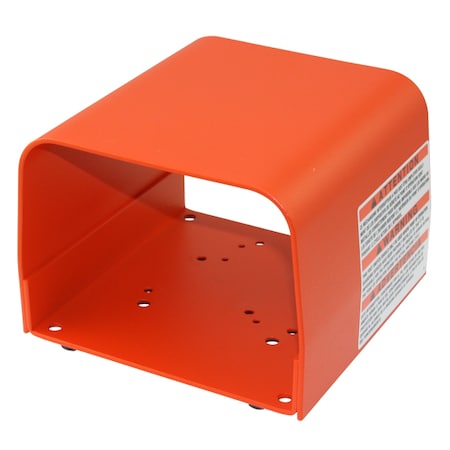 Linemaster 522-B14 - Foot Switch Guard, Steel, Orange