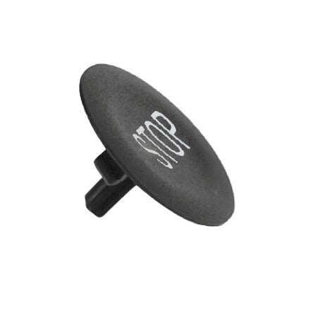 Schneider Electric ZBA234 - Black cap marked STOP for circular pushbutton, 22