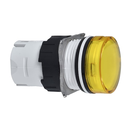 Schneider Electric ZB6AV5 - Head for pilot light, Harmony XB6, yellow, 16mm, integral LED