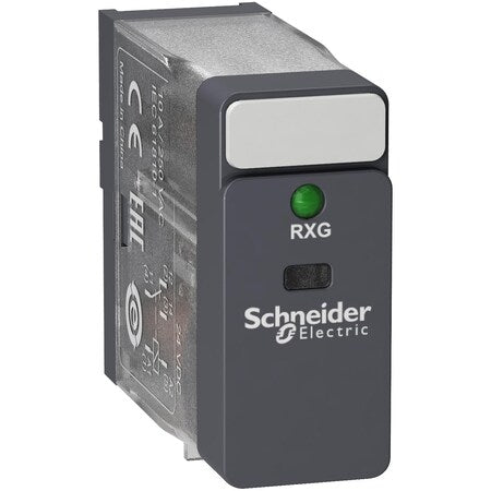 Schneider Electric RXG13BD - Interface plug in relay, Harmony Electromechanical Relays, 10 A, 1 CO, with LED, 24 V DC