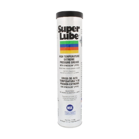 Super Lube 71150 - 400g Translucent White High Temperature EP Grease Cartridge