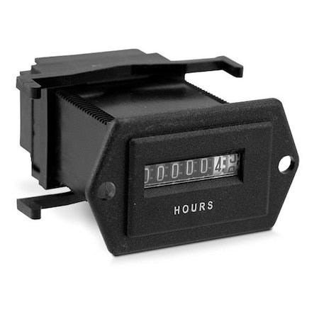 Trumeter 711-0130 - Hour Meter 115 Vac, 60 Hz, 7 Fig 2-Hole 1.