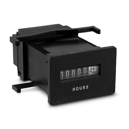 Trumeter 711-0114 - Hour Meter,Electromechanical,6 Digits
