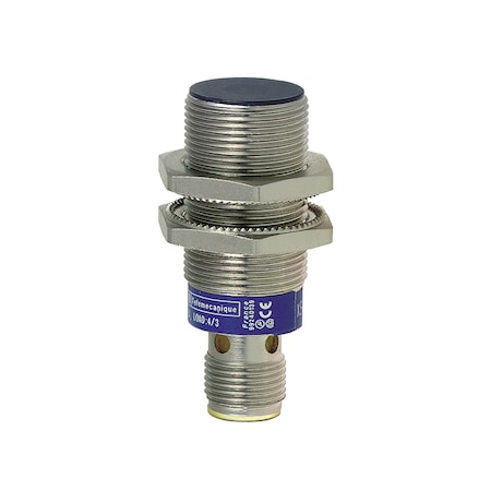 Telemecanique Sensors XS1N18PC410D - Cylindrical, Inductive Proximity Sensor, Brass, 4 Wires