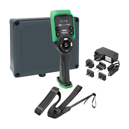 Schneider Electric XARSK8L12W - Control station, Harmony e XLhoist, standard, XARS8 L12 W system with charger, shoulder belt, cable USB RJ45 and config software