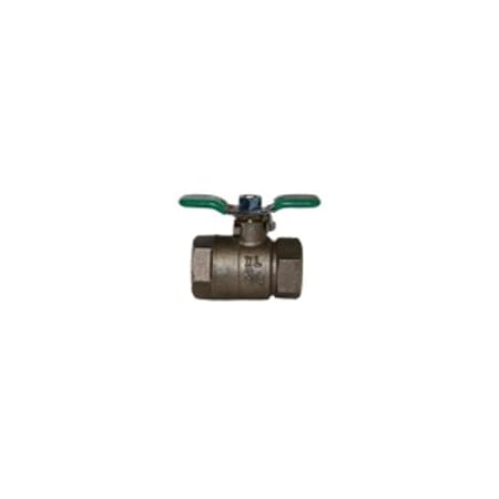Wilkins 2-850XL - Manual 2-Way Ball Valve,NPT,Bronze