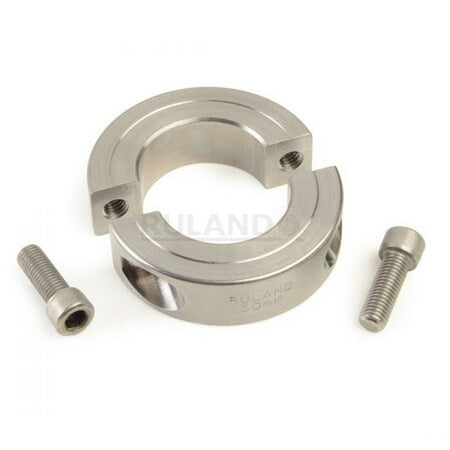 Ruland MSP-22E-ST - Shaft Collar, Stainless Steel, -40 Degrees F, Stainless Steel