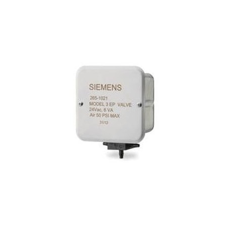 Siemens 265-1021 - Solenoid Air Valve, 24 V AC, 50 psi, PBT