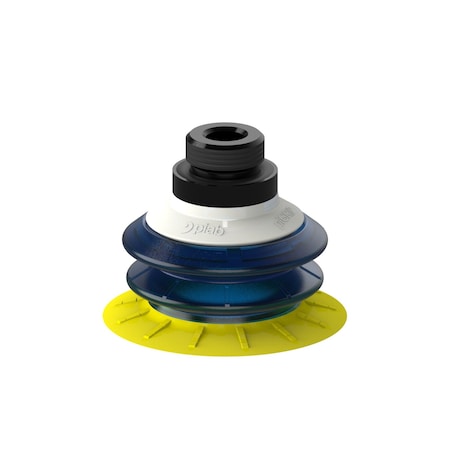 Piab S.MX65P3060.XXX.00 - Vacuum Cup,PUR,Blue/Yellow,65 mm dia.