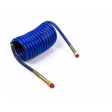 Grote 81-0015-BC - Coiled Air 15 ft.,Blue,12" Lead,Low Tem