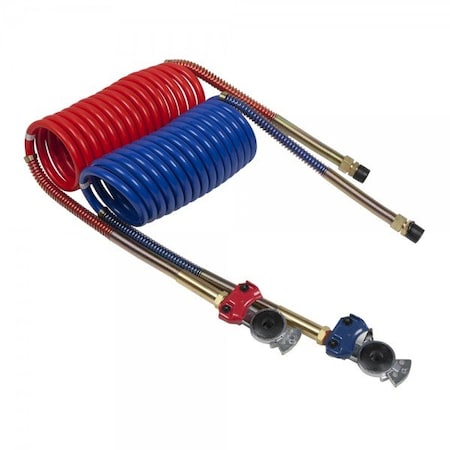 Grote 81-0015-HGH - Coiled Air 15 ft. Set,12" Lead/Brass Ha