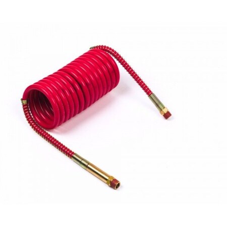 Grote 81-0020-RC - Coiled Air 20 ft.,12" Lead,Red,Low Temp