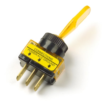 Grote 82-1906 - Toggle Switch,On/Off,Glow,Amber,20 A