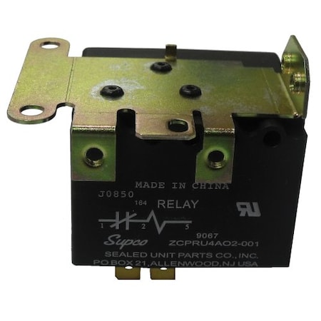 Supco 9067 - Potential Relay, SPST, 420 V AC Coil