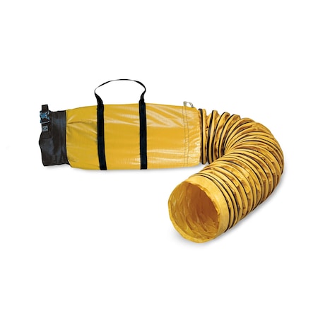 Allegro Industries 9550-25SB - Ventilation Duct,Black/Yellow,25 ft L