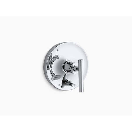 Kohler K-T14501-4-CP - Purist(R) Rite-Temp(R) Pressure-Balancing Valve Trim With Lever Handles