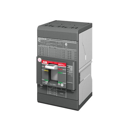 Abb XT1NU3080AFF000XXX - Circuit Breaker, XT1 N Series, 80 A, 3 Pole, 347 V AC, 50k A
