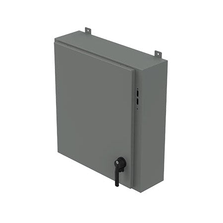 Nvent Hoffman A42X1E2810 - 3 Point Latch with Padlocking Electrical Enclosures, 42 in H, 10 in D, 28-1/4 in W, 12, Steel