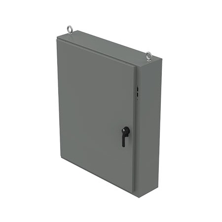 Nvent Hoffman A60X1E4010 - 3 Point Latch with Padlocking Electrical Enclosures, 60 in H, 10 in D, 40-1/4 in W, 12, Steel