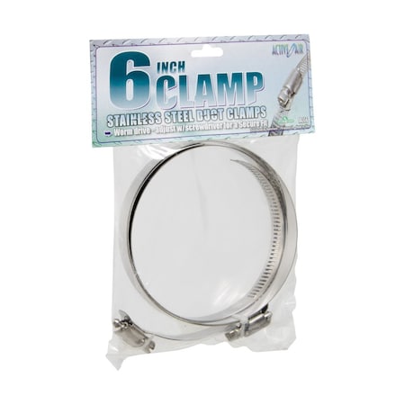 Active Air ACC6 - Stainless Steel Duct Clamps,6