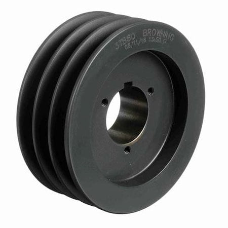 Browning 3TB60 - Pulley,V-Belt,ST, B, CI, 3 Gr,5.8x6.3