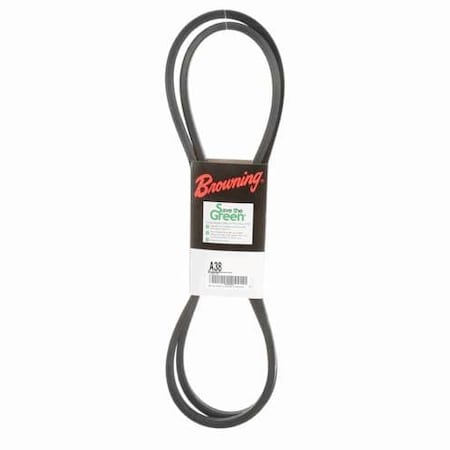 42W383 - V-Belt, Master Drive Classical, A38, A, 40.20 in, 1/2 in Top Width