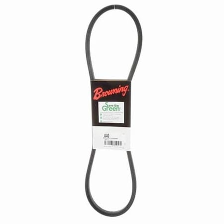 42W385 - V-Belt, Master Drive Classical, A40, A, 42.20 in, 1/2 in Top Width