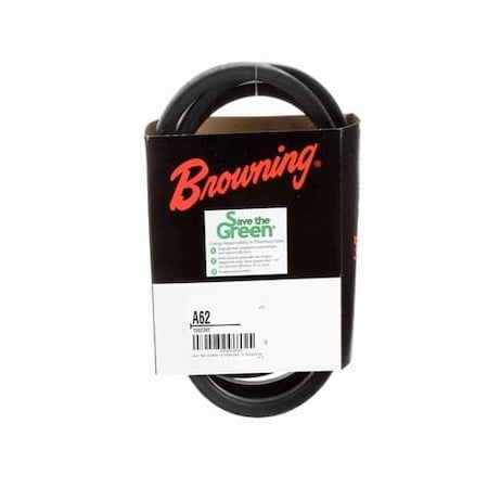 42W403 - V-Belt, Master Drive Classical, A62, A, 64.20 in, 1/2 in Top Width