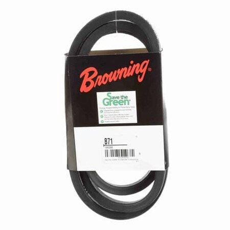 42W427 - Cogged V-Belt, Master Drive Classical, B71, B, 74 in, 21/32 in Top Width