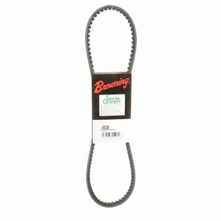 42W359 - Cogged V-Belt, Master Drive Classical, AX38, AX, 40.20 in, 1/2 in Top Width