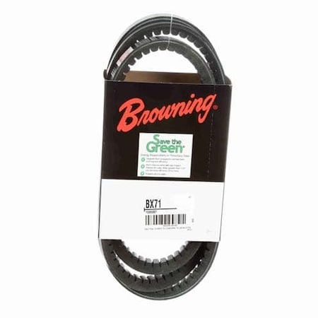 46U074 - Cogged V-Belt, Master Drive Classical, BX71, BX, 74 in, 21/32 in Top Width