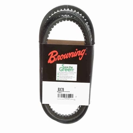 51EU44 - Cogged V-Belt, Master Drive Classical, BX78, BX, 81 in, 21/32 in Top Width