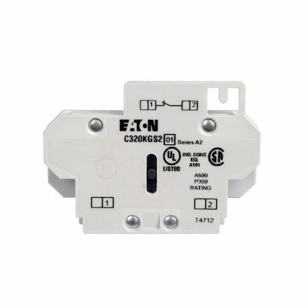 Eaton Cutler-Hammer C320KGS22 - Contactor,1 No/1 Nc Side Mt Aux. Contact