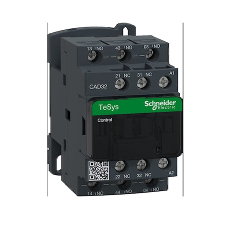 Schneider Electric CAD32G7 - IEC Control Relay, 3 NO/2 NC, 120 VAC, 10 A