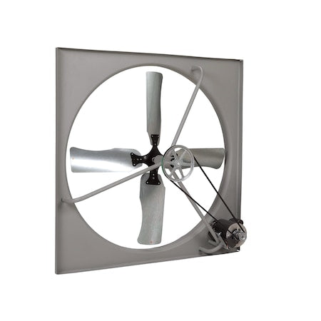 Tpi CE-48B - Commercial Exhaust Fan, 48", Belt-Drive, 120 V, 1 HP, 1-Phase, Gray