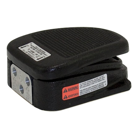 Linemaster 4C-30F2-S - Foot Switch, Black, Cast Iron, Momentary