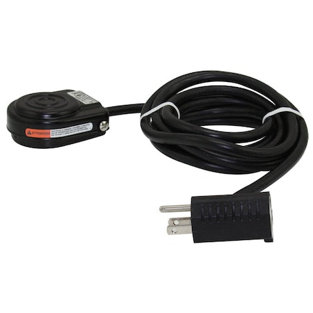 Linemaster 491-SC3 - Foot Switch,Black,Steel,SPDT-NO,Momentary