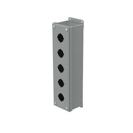 Nvent Hoffman E5PB - Captive Screws Electrical Enclosures, 12-1/2 in H, 2-3/4 in D, 3-1/4 in W, NEMA 12, Steel