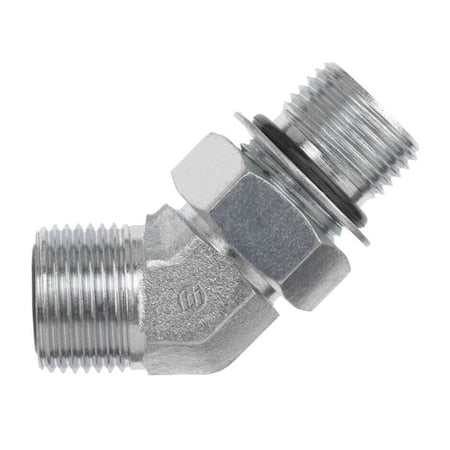 Brennan Industries FS6802-06-06-NWO-FG - Hydraulic Fittings,3/8" Male- 3/8" Male