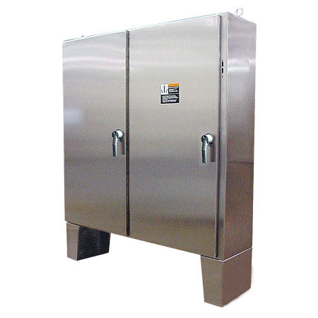 Nvent Hoffman A72X7324SSLPN4 - 3 Point Latch with Padlock Handle Electrical Enclosures, 72.12 in H, 24.12 in D, 73-3/4 in W