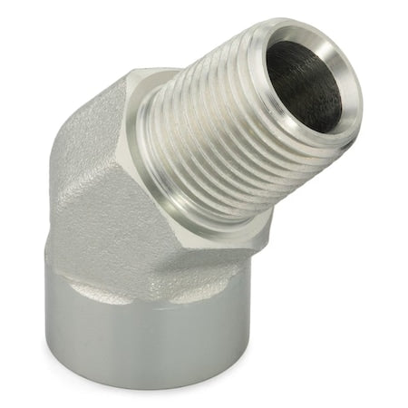 Parker 1/8 CD45-B - 45 Degrees Street Elbow Brass 45 Degrees Elbow, 1/8 in Male NPTF X 1/8 in Female NPTF