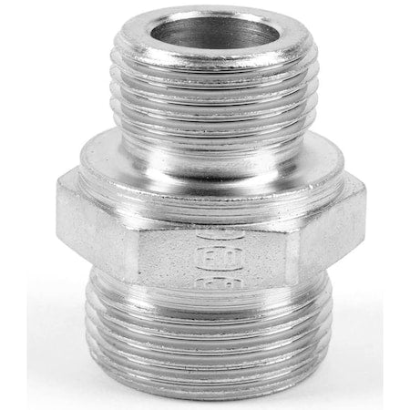 Ermeto GE06LR1/4CFX - Strt, Steel, BSPP , Comp. 6 mm