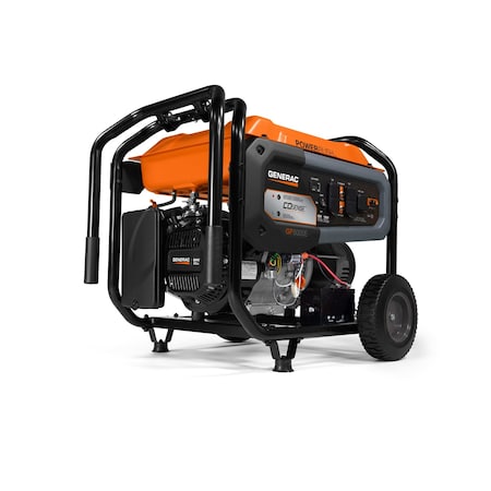 Generac 7715 - Portable Generator, Gasoline, Electric, Recoil Start, 120/240 V AC