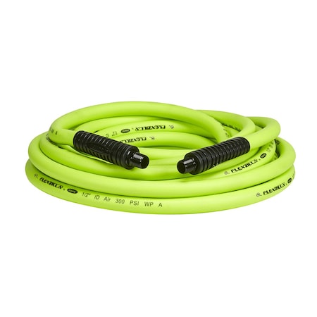 Flexzilla HFZ1225YW3 - Air Hose, 1/2" x 25, 3/8" MNPT Fittings