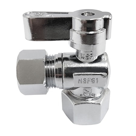 Kingston Brass KF4440 - KF4440 1/2 Fip X 1/2 OD Comp Angle Stop Valve