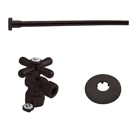 Kingston Brass KTK105P - KTK105 P Toilet Supply Kit Combo 1/2" IPS X 3/8" Comp Outlet