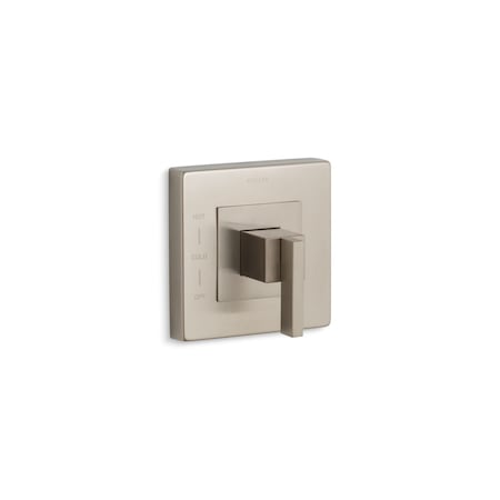 Kohler K-TS14671-4-BN - Loure Rite-Temp Valve Trim With Le