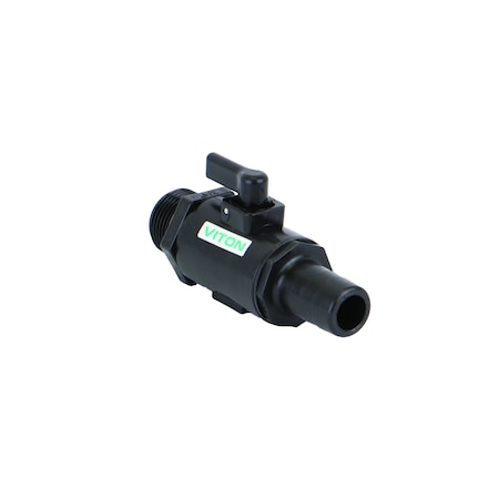 Banjo LVHB075MTV - Manual 2-Way Ball Valve,NPT,Polypro