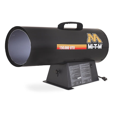 Mi-T-M MH-0150-NM10 - Propane Forced Air,portable heater, Liquid Propane, Electronic, One-Touch, 9" Wx 25.1" L